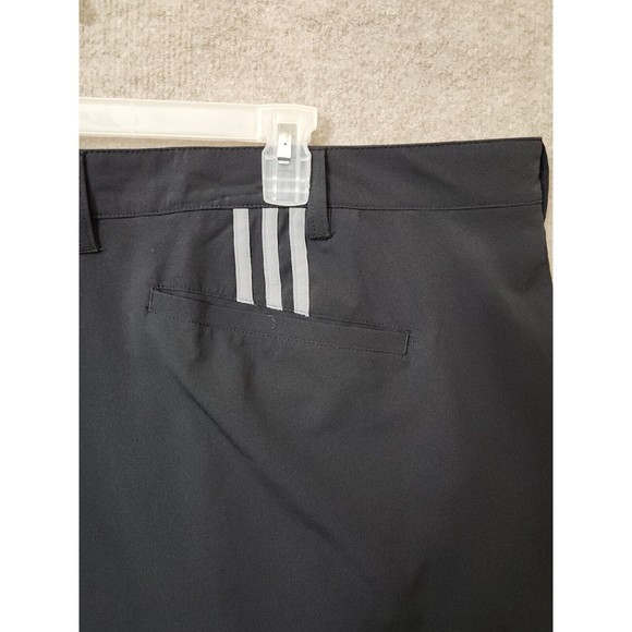 adidas Climalite 10.5 inch Performance Golf Shorts Mens 52 Black Lightweight NEW - Picture 6 of 9